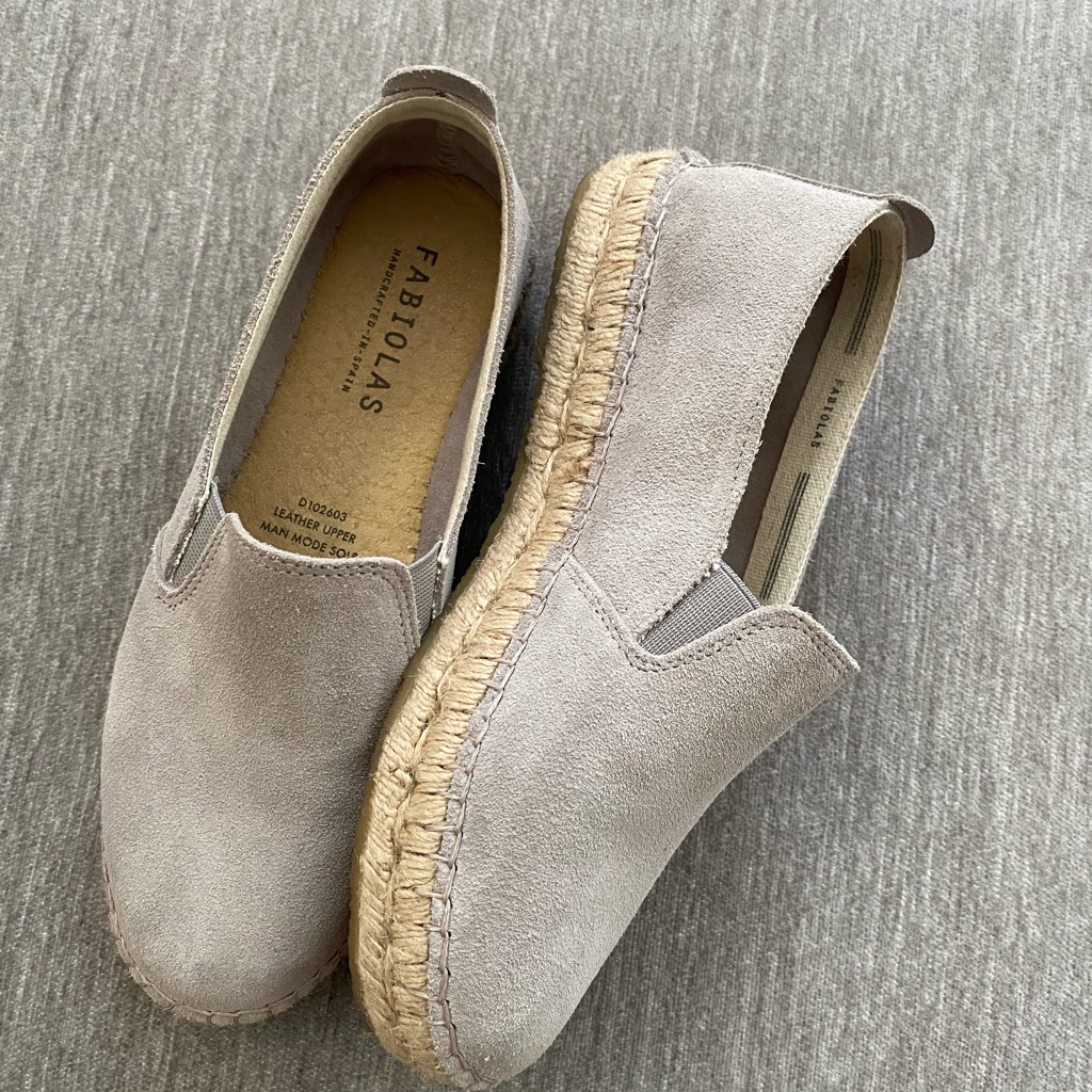 Fabiolas Hand Crafted From Spain Grey Flats
